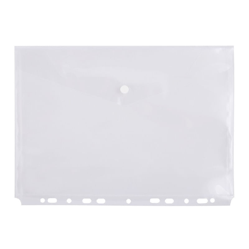 Vezi detalii pentru Mapa A4 plastic transparent cu capsa si perforatii D.Rect