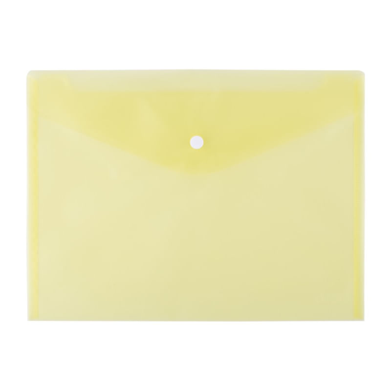 Mapa A4 plastic transparent galben cu capsa 5530 D.Rect