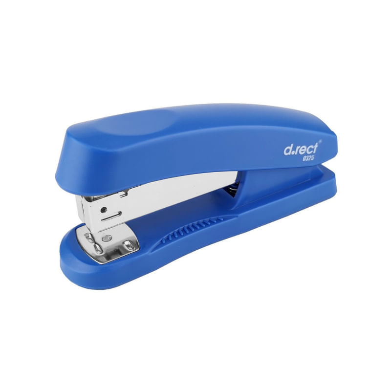 Capsator albastru plastic 24/6 mm 25 coli D.Rect Capsator albastru plastic 24/6 mm 25 coli D.Rect