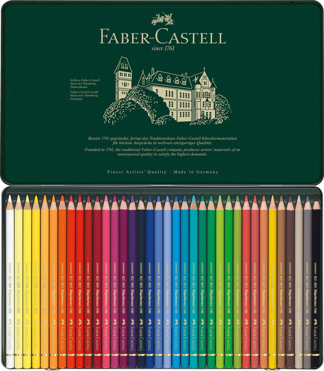 Creioane colorate 36 cul polychromos Faber-Castell