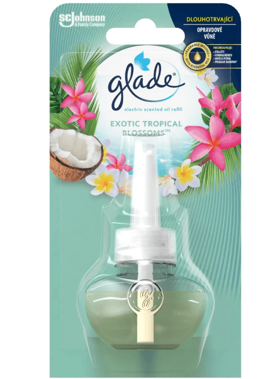 Rezerva odorizant camera Glade Electric Relaxing Tropical Blossoms 20 ml Rezerva odorizant camera 20 ml Glade Electric Relaxing Tropi
