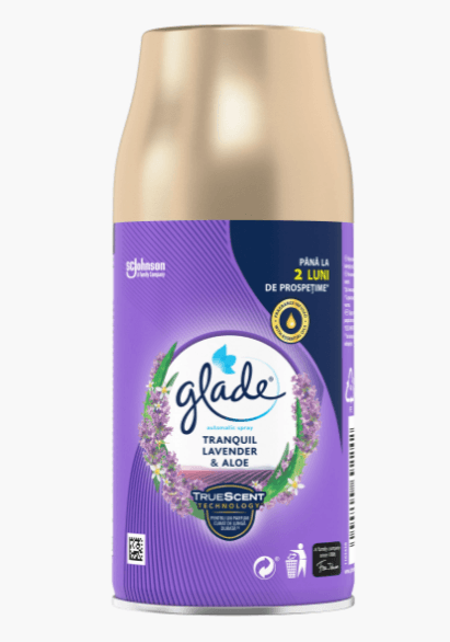 Rezerva odorizant spray Glade Lavanda pentru camera  269 ml Rezerva odorizant camera 269 ml Glade Lavanda