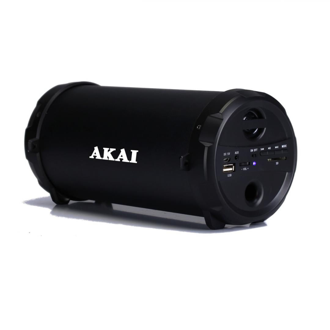 Boxa portabila Akai ABTS-12C 5W, negru Boxa portabila AKAI ABTS-12C Bluetooth, 5W RMS