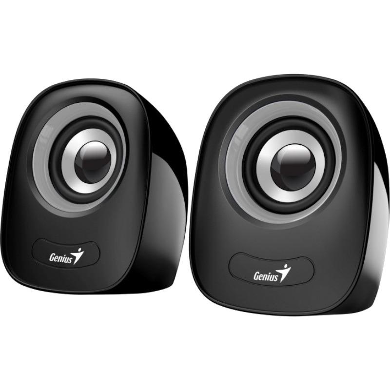 Boxe Genius SP-Q160 2.0 cu fir, gri Boxe Genius SP-Q160 2.0, RMS 6W, gri Recomandate pentru PC Tehnologie cu fir Tip sistem 2.O Putere RMS (W) 1 10 Putere Subwoofer/ Unitate