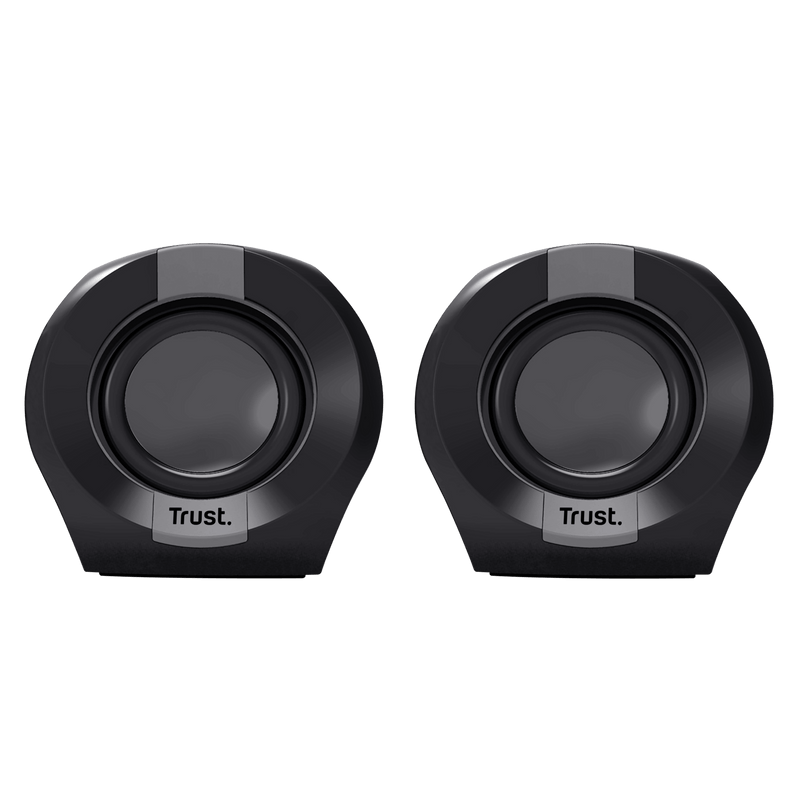 Boxe Trust Polo 2.0, 8W, Negru