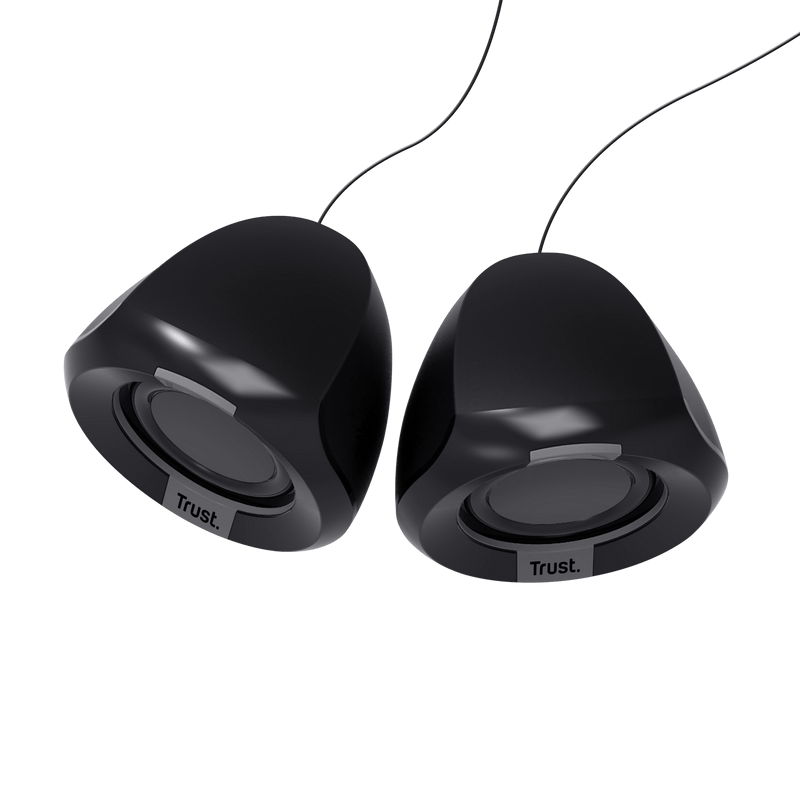 Boxe Trust Polo 2.0, 8W, Negru