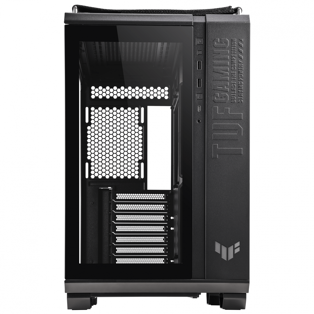 Carcasa Asus GT502 TUF GAMING black Case Size Mid Tower Motherboard Support ATX Micro-ATX Mini-ITX Drive Bays 4 x 2.5"/3.5" Combo Bay Expansion