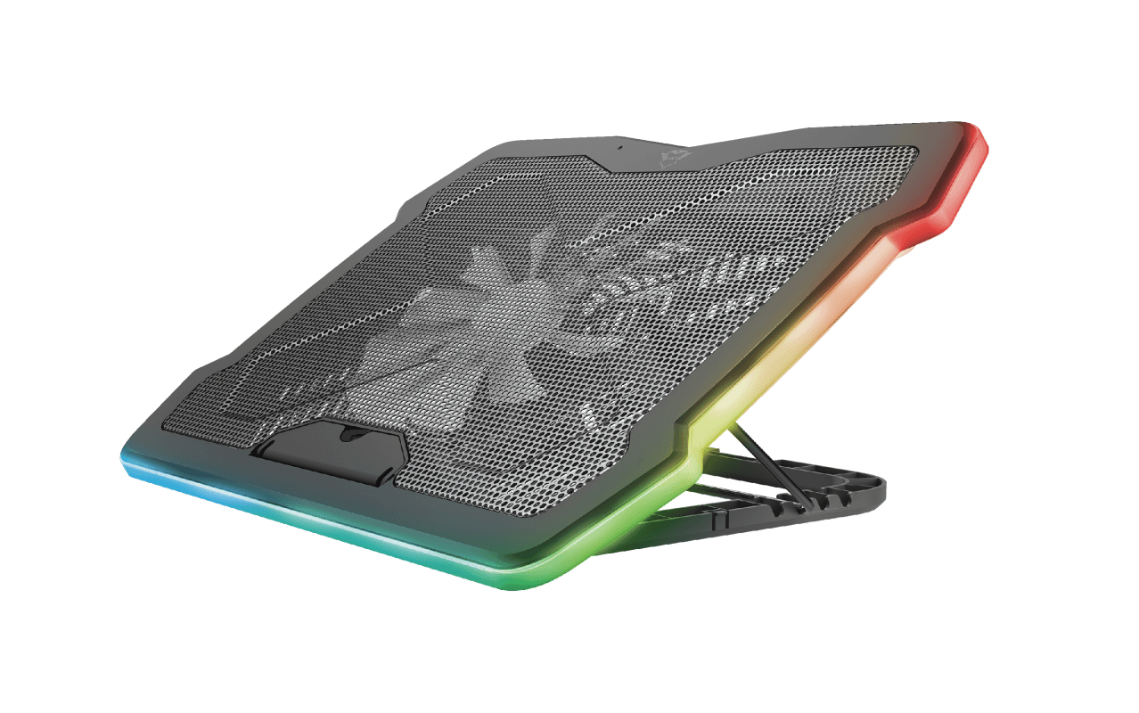 Cooler Laptop Trust GXT 1225 Aura, ng Stand racire Laptop Trust GXT 1126 Aura Multicolour-illuminated Laptop Cooling Stand Specifications General Max. laptop size 17 