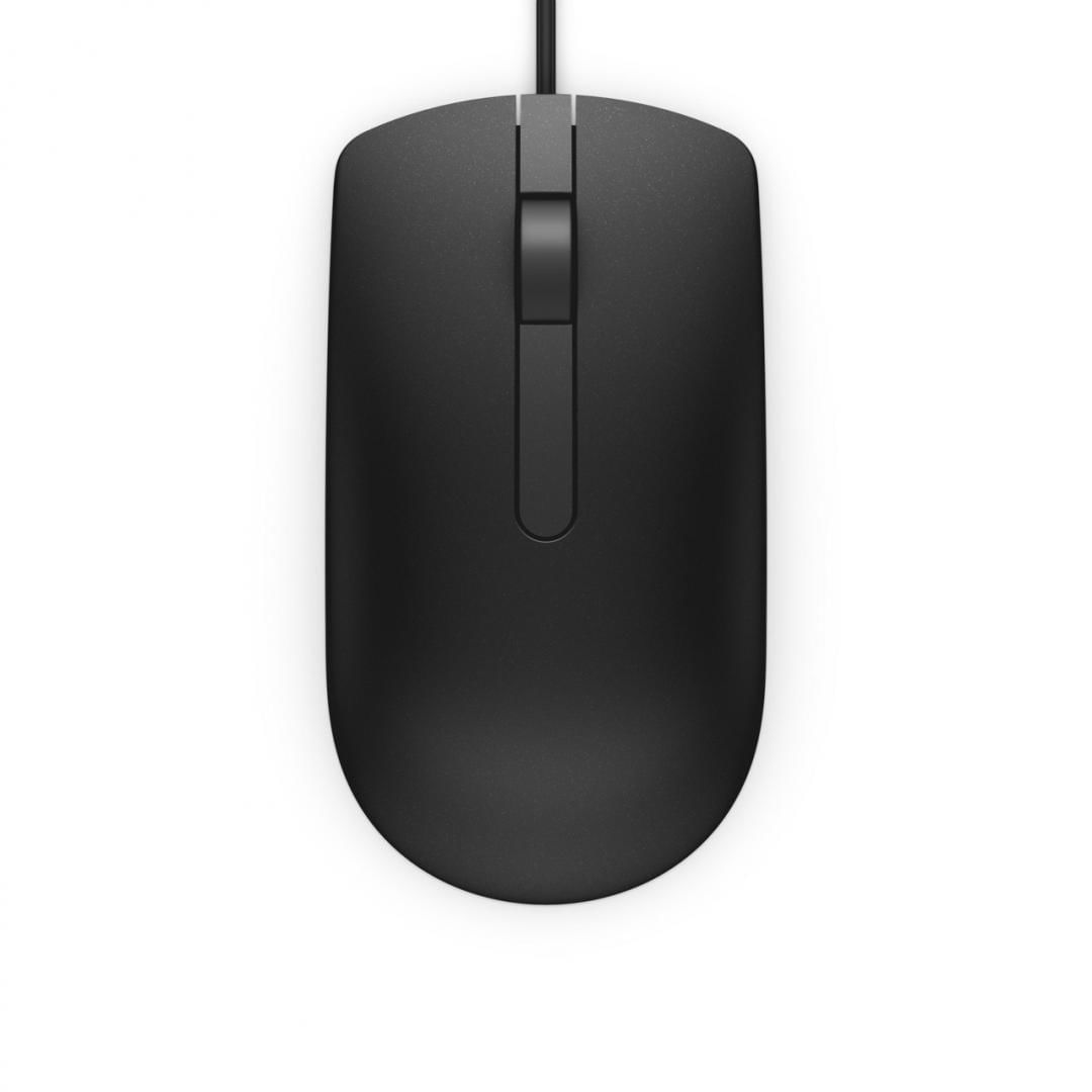 DELL MOUSE MS116 OPTIC USB CU FIR BK Dell Mouse MS116 3 buttons, wired, 1000 dpi, USB conectivity, Color:Black