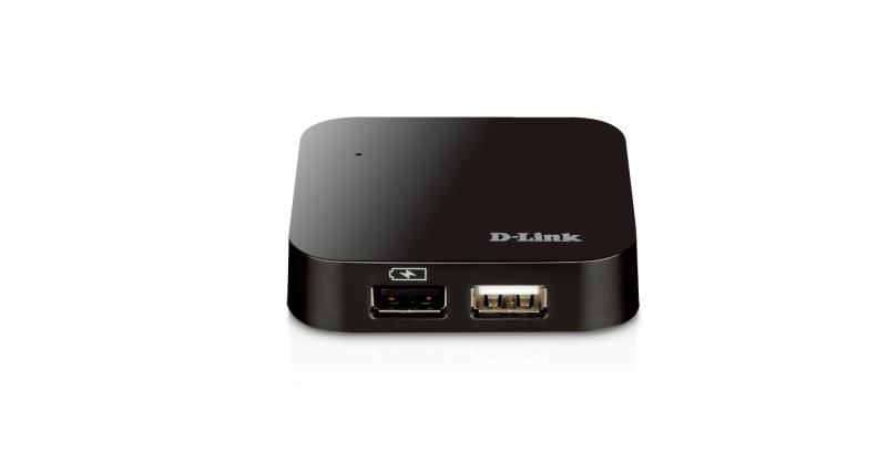 DLINK HUB USB2 4P Hub USB D-Link, DUB-H4, 4 porturi, USB 2.0, adapter 5v, negru