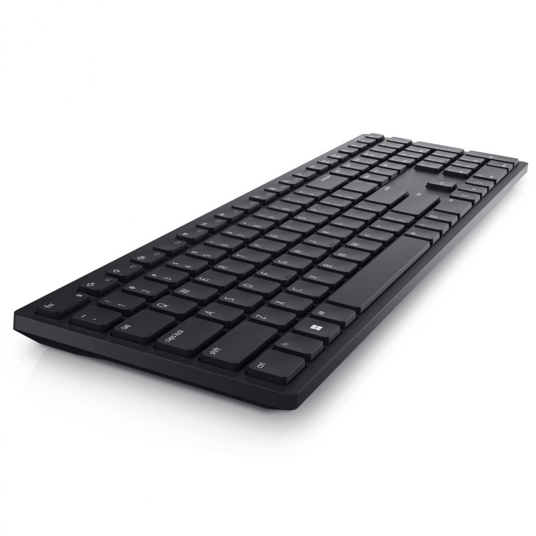 Dell Wireless Keyboard - KB500 - US Int Dell Wireless Keyboard KB500, COLOR: Black, CONNECTIVITY: Wireless - 2.4GHz, TYPING MECHANISM: Plunger keys, PROGRAMMABLE KEYS: F1-F12, MULTIMEDIA