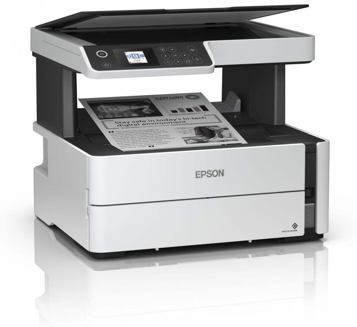 EPSON E-T M2170 CISS MONO INKJET MFP Multifunctional inkjet mono Eco tank M2170, dimensiune A4 (Printare, Copiere