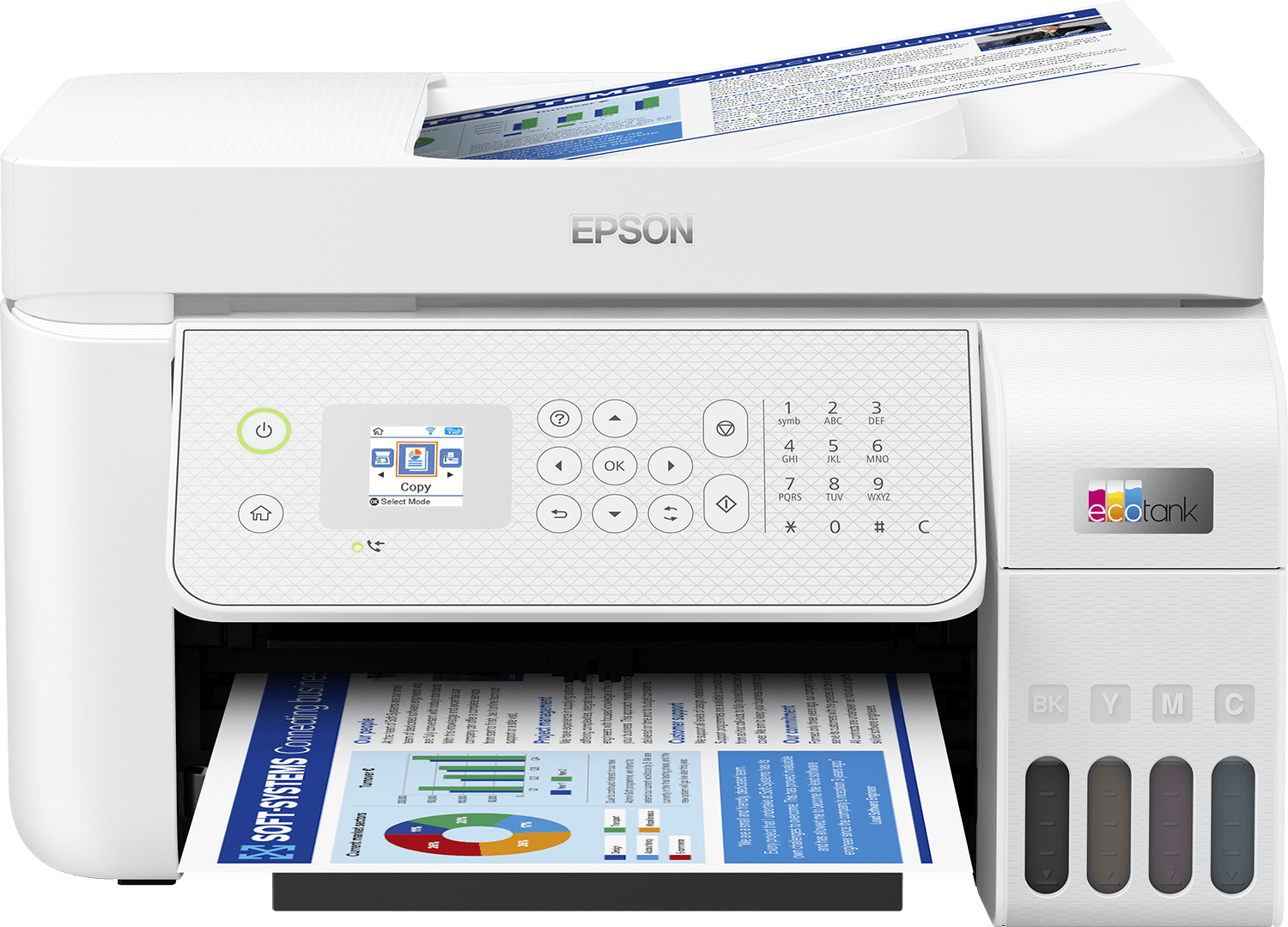 EPSON L5316 CISS COLOR INKJET MFP WHITE