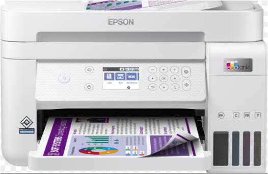 EPSON L6276 CISS COLOR INKJET MFP WHITE Multifunctional inkjet color Epson EcoTank CISS L6276, culoare alb, dimensiune A4 (Printare,Copiere, Scanare), printare borderless, viteza 33ppm