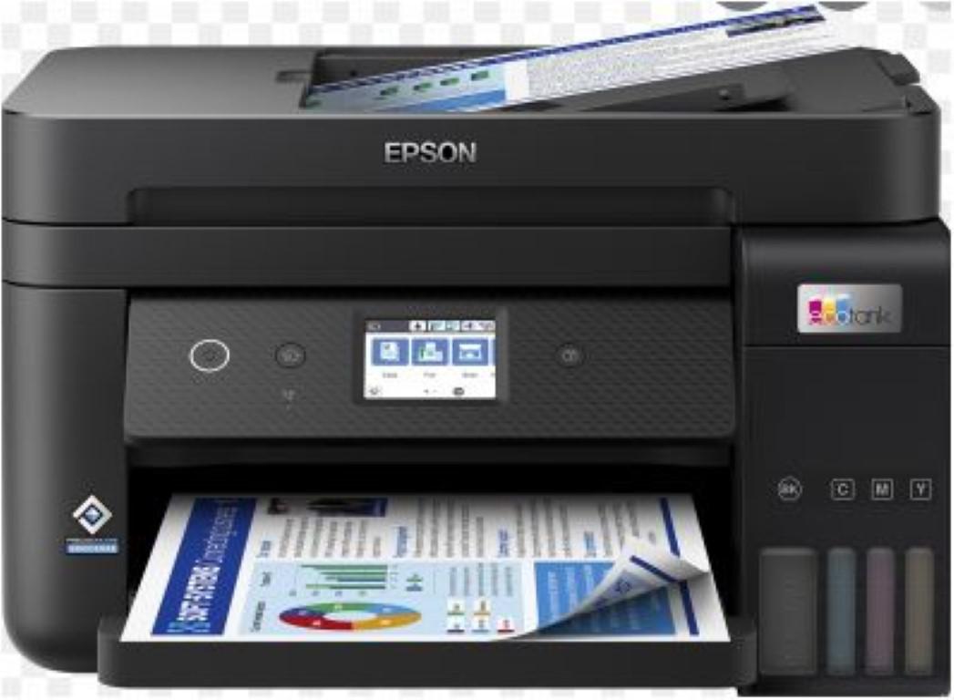 EPSON L6290 CISS COLOR INKJET MFP Multifunctional inkjet color Epson EcoTank CISS L6290, dimensiune A4 (Printare,Copiere, Scanare, Fax), printare borderless, viteza 33ppm alb-negru,