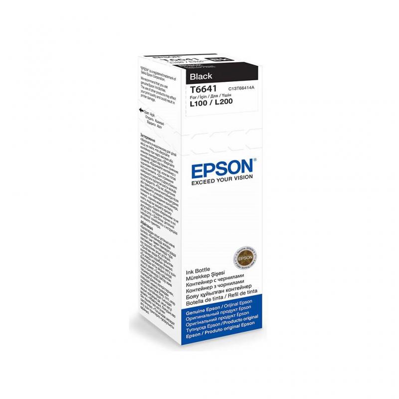 EPSON T6641 BLACK INKJET BOTTLE Epson C13T66414A - Cartus OEM - Negru