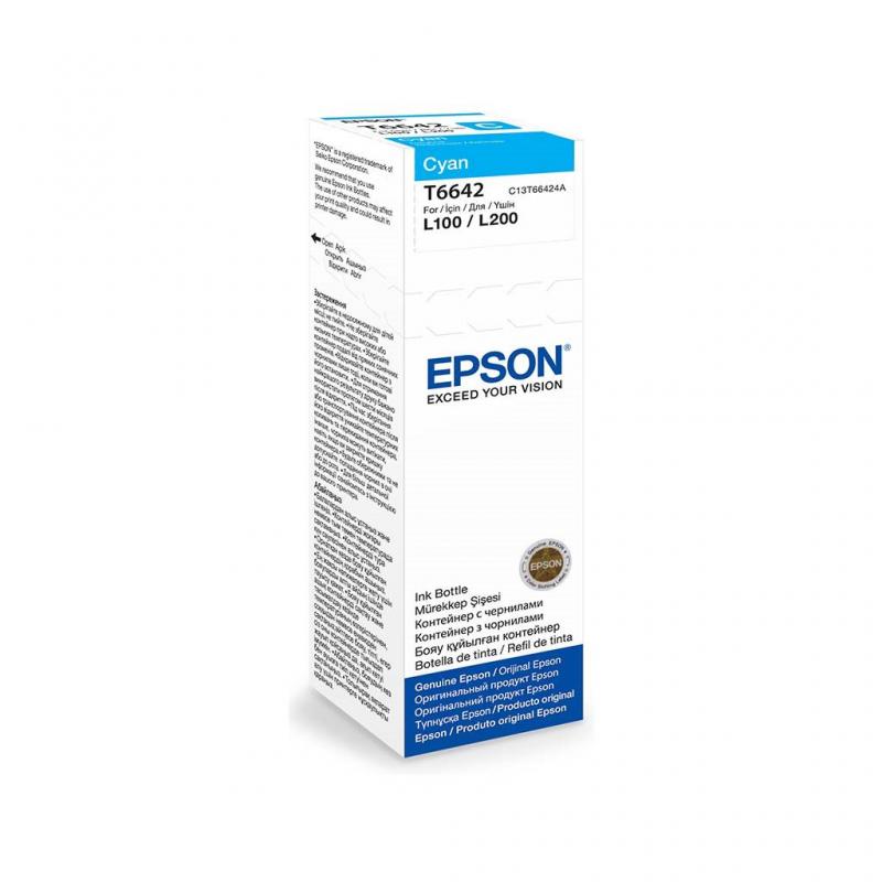 EPSON T6642 CYAN INKJET BOTTLE Epson C13T66424A - Cartus OEM - Color