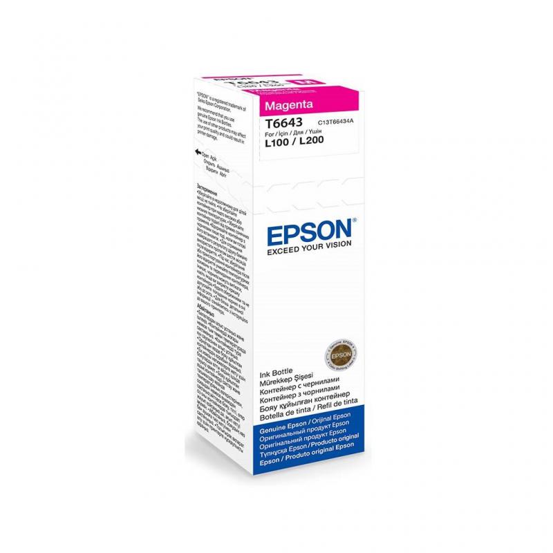 EPSON T6643 MAGENTA INKJET BOTTLE Epson C13T66434A - Cartus OEM - Color