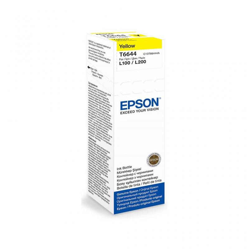 EPSON T6644 YELLOW INKJET BOTTLE Epson C13T66444A - Cartus OEM - Yellow