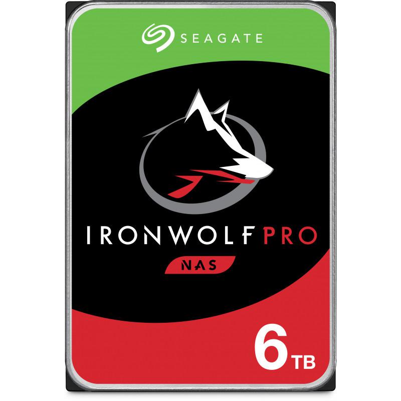 HDD Seagate IronWolf Pro 6TB SATA-III 72 HDD intern Seagate, 3.5", 6TB, IronWolf, SATA 6Gb/s 7200rpm, 256MB