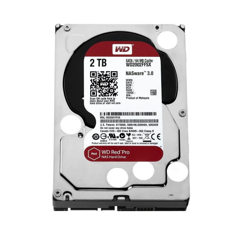 HDD WD Red Pro rev.2 2TB SATA-III 7200RP HDD intern WD 2002FFSX, 2TB, 3.5, Red Pro, SATA3, 7200rpm