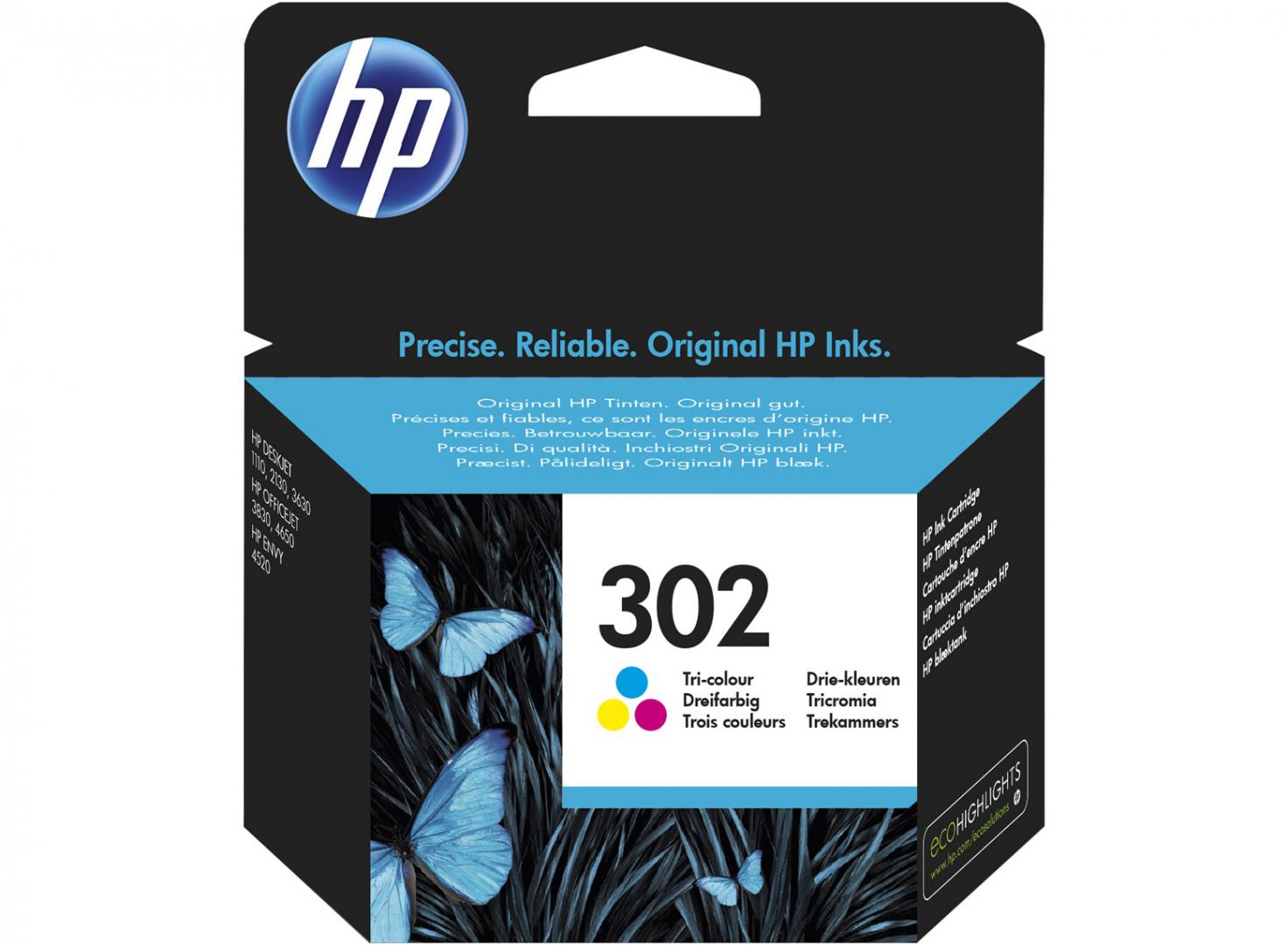 HP F6U65AE COLOR INK CARTRIDGE Cartus HP OEM F6U65AE, negru