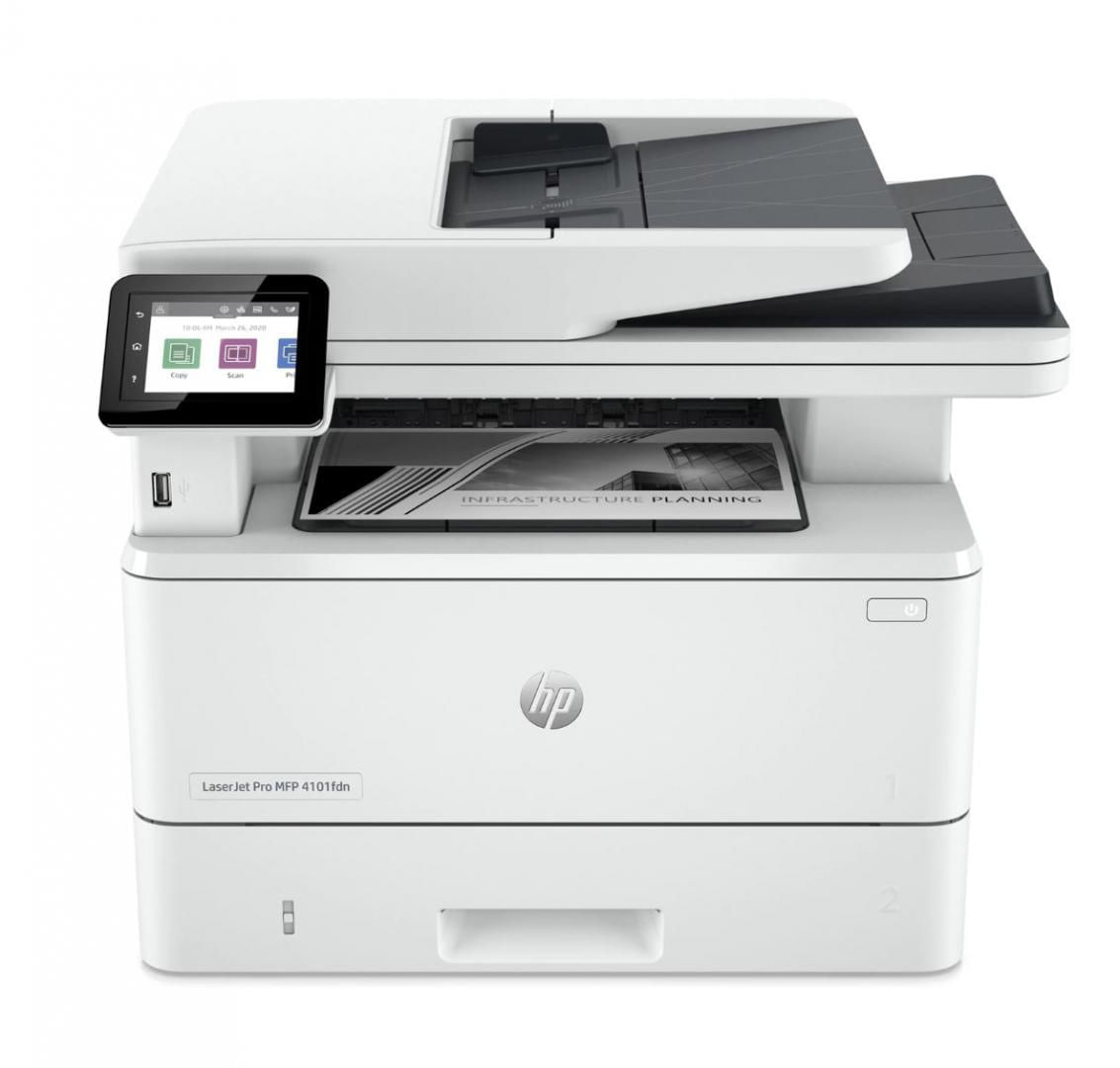 HP LASERJET 4102FDN MONO LASER MFP Multifunctional laser mono HP Laserjet 4102FDN , dimensiune A4 (Printare, Copiere, Scanare, Fax), Duplex, viteza 40ppm, rezolutie max 1200 x 1200dpi,