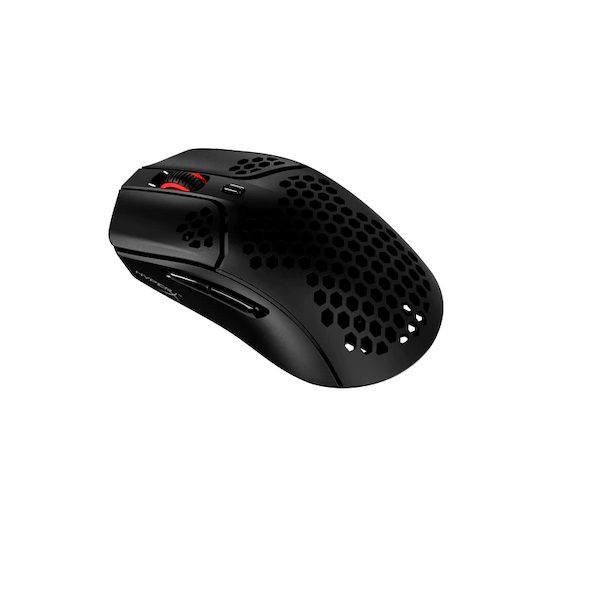 HP Pulsefire Haste - Wireless Gaming BK Mouse HP cu fir, HYPERX Pulsefire Haste, Pixart 3327 sensor, DPI pana la 6.200, RGB Gaming Mouse, greutate 123g, Wireless, Black