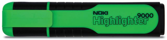 Textmarker cu clip Noki Office 9000 verde