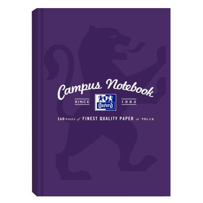 Caiet A4 matematica 80 file coperta rigida Campus Oxford