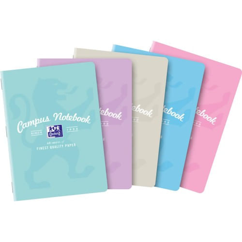 vertical file holders Caiet A5 matematica 48 file Campus Pastel Oxford