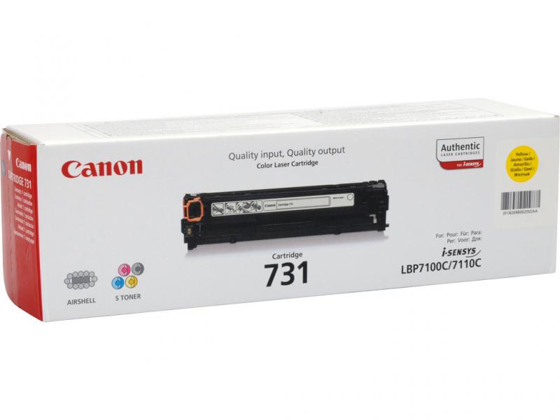 CANON CRG731Y YELLOW TONER CARTRIDGE