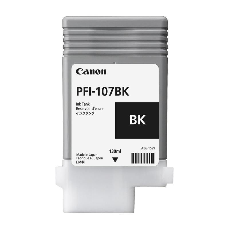 CANON PFI-107BK BLACK INKJET CARTRIDGE