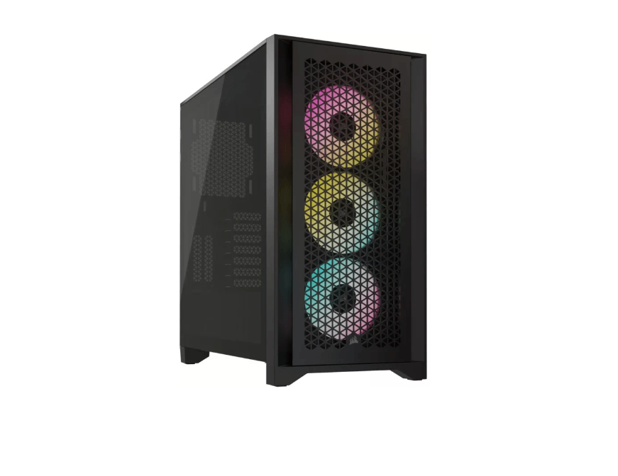 CR iCUE 4000D RGB AIRFLOW MID TOWER BK