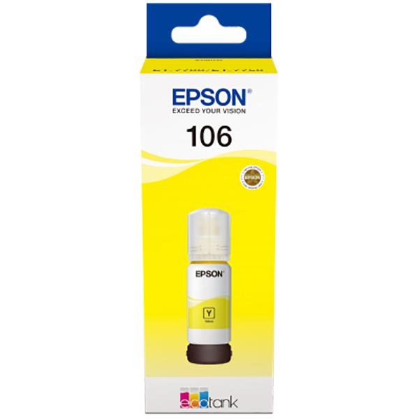 EPSON 106 ECOTANK YELLOW INK BOTTLE