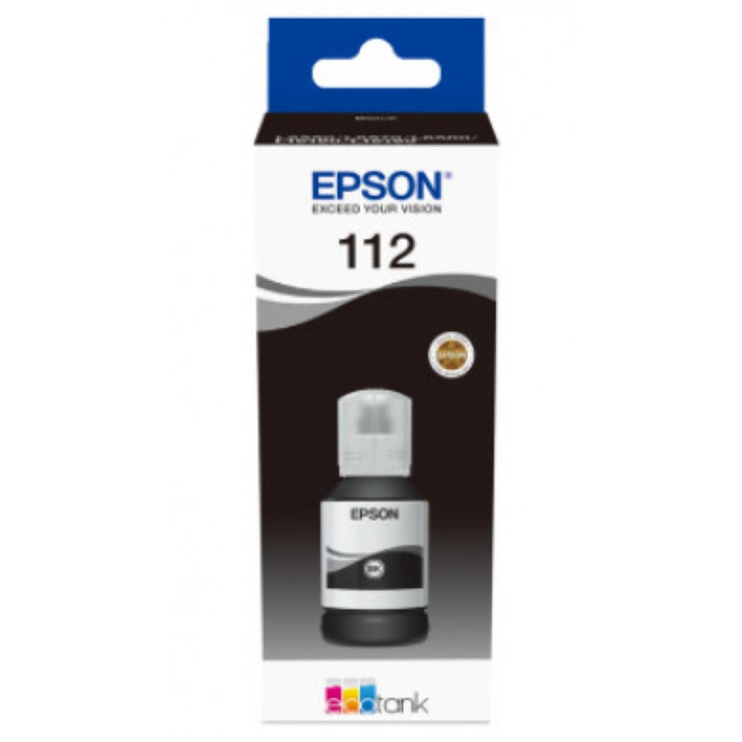 EPSON 112 ECOTANK PIGMENT BK INK BOTTLE