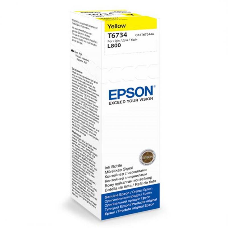 EPSON T6734 YELLOW INKJET BOTTLE