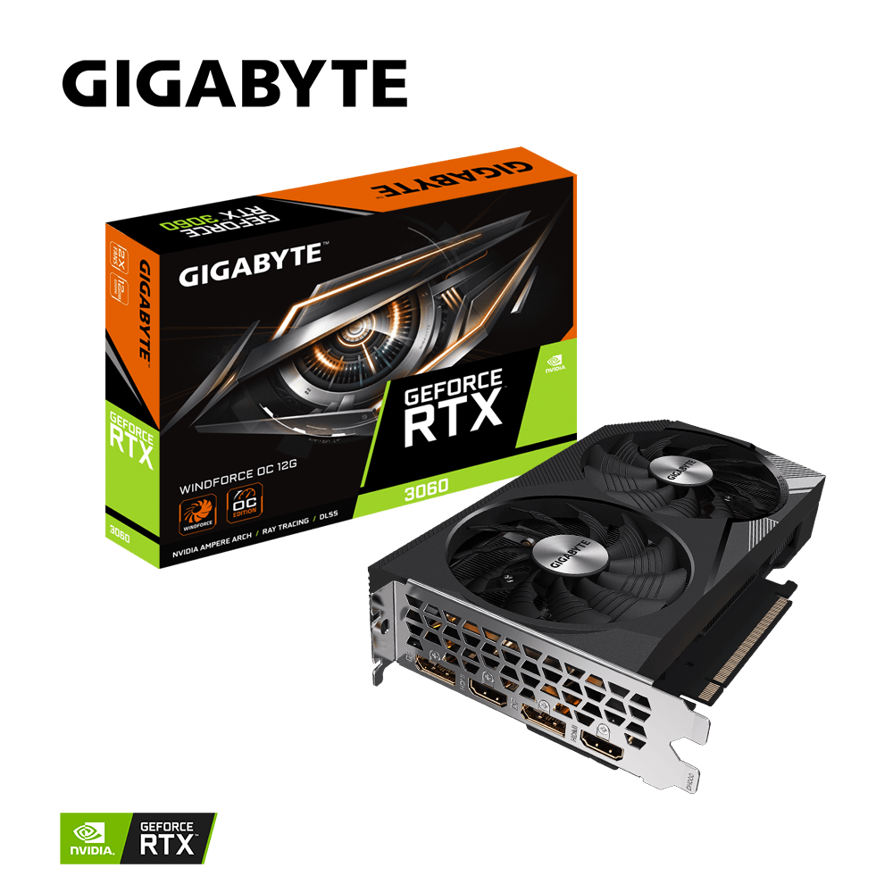 GB GeForce RTX 3060 WINDFORCE OC 12G V2