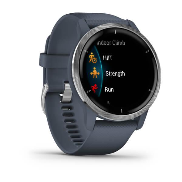 Garmin Venu 2 Silver, Granite Blue