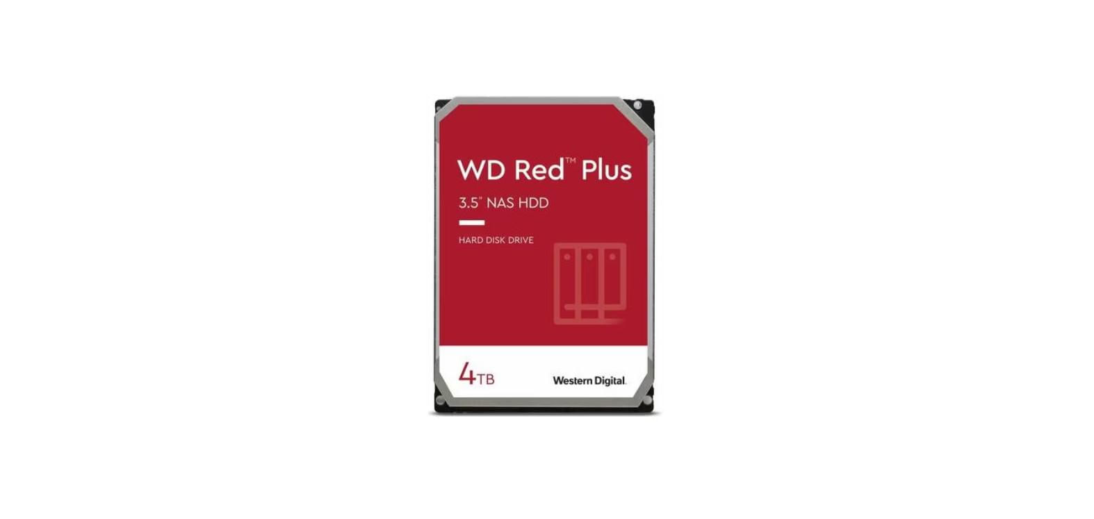 HDD WD Red Plus 4TB SATA-III 5400 RPM 25