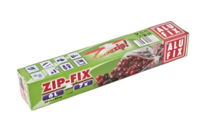 Punga ZIP 6 L 7 buc Alufix