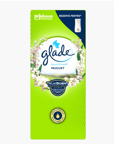Rezerva odorizant camera  Glade Touch & Fresh Lacramioare 18 ml Rezerva odorizant camera 18 ml Glade Lacramioare