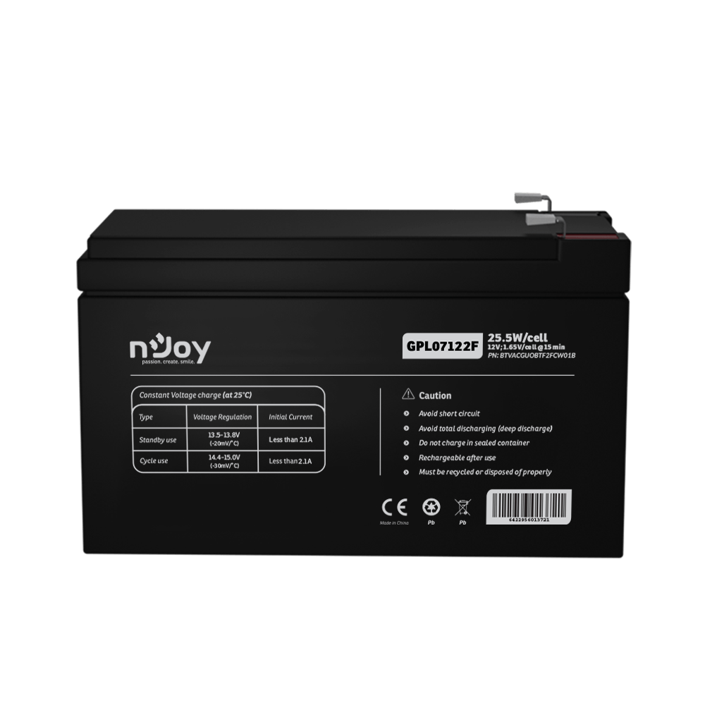 ACUMULATOR NJOY GPL07122F 12V