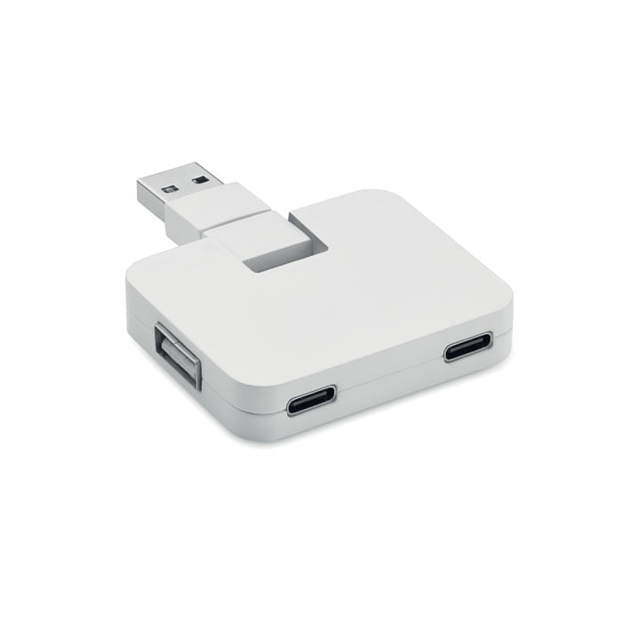 Hub USB 4 porturi + cablu 20 cm
