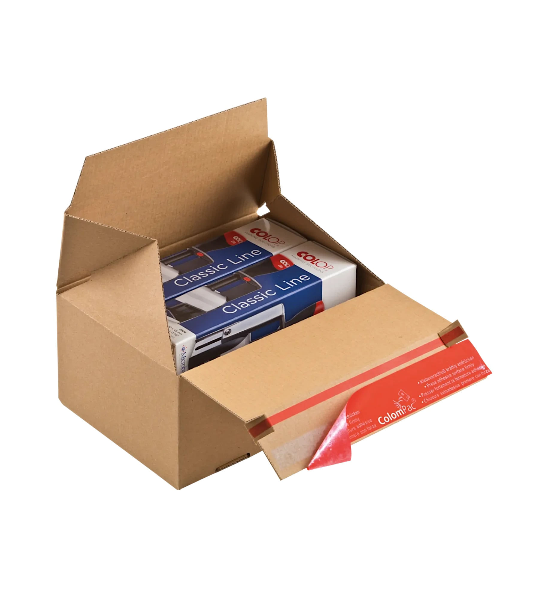 Cutii carton euro cu autosigilare ColomPac S 195 x 95 x 90 mm
