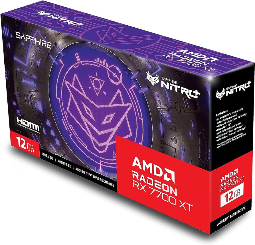 VGA SAP NITRO+ AMD RADEON RX7700 XT 12GB