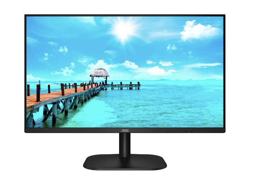 Monitor AOC 27" 27B2H/EU Monitor 27" AOC 27B2H/EU, FHD 1920*1080, 75 Hz, WLED, IPS, 16:9, 4 ms, 250 cd/mp, 1000:1/ 20M:1, 178/178, headphone out, HDMI, VGA, cablu VGA inclus,