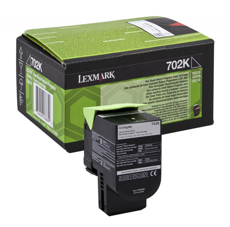 LEXMARK 70C20K0 BLACK TONER Toner Lexmark OEM 70c20k0, negru