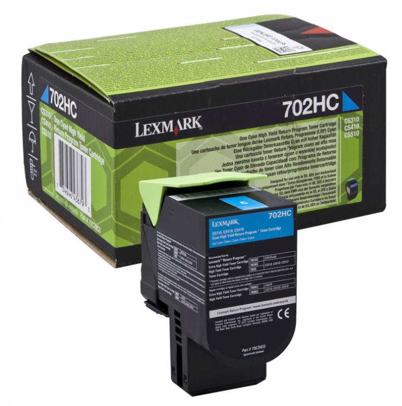 LEXMARK 70C2HC0 CYAN TONER Toner Lexmark OEM 70C2HC0, cyan