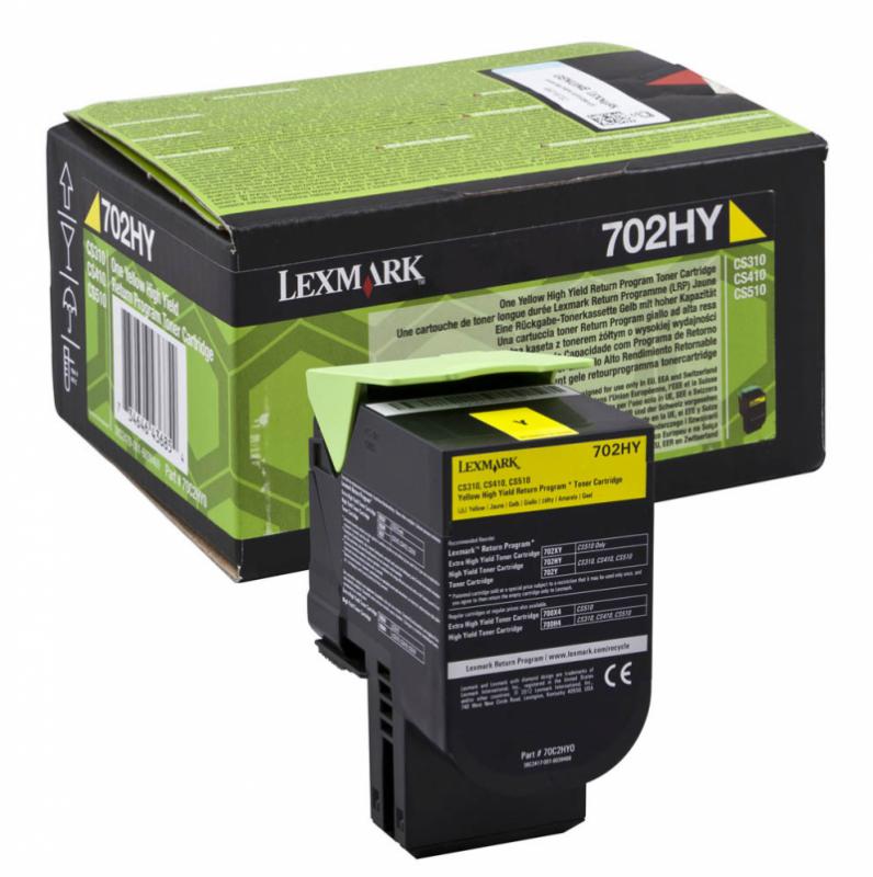 LEXMARK 70C2HY0 YELLOW TONER Toner Lexmark OEM 70C2HY0, galben